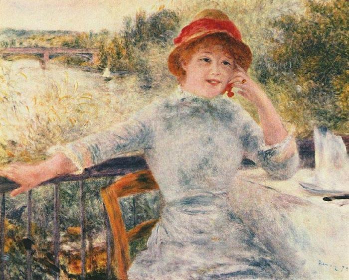 Pierre-Auguste Renoir Portrat der Alphonsine Fournaise oil painting image